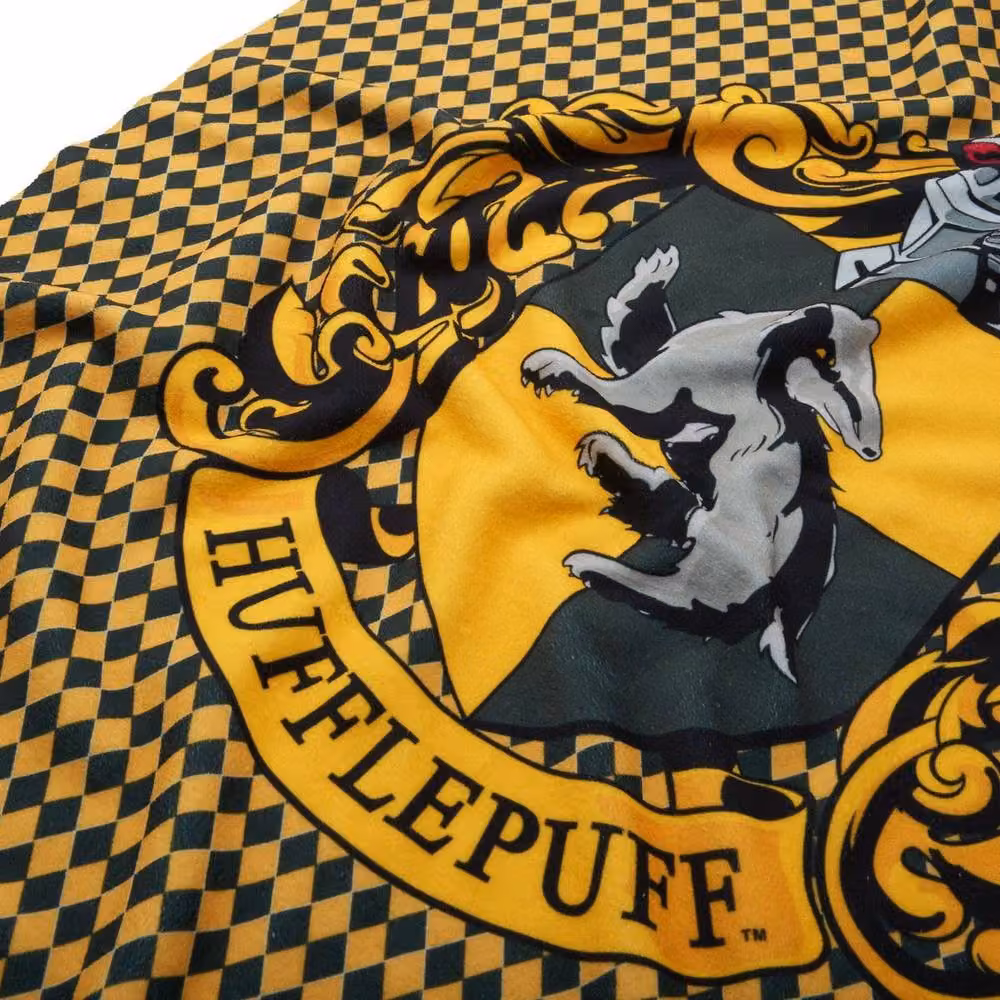 Harry Potter Hufflepuff Yellow Cotton Beach Towel, W/H: 140 x 70 cm – 2