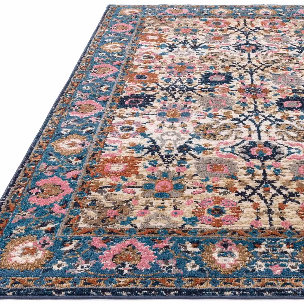 The Rug Shop UK Traditional Persian Oriental Area Rug in Beige and Multicolour, W: 195 cm, D: 290 cm – 3