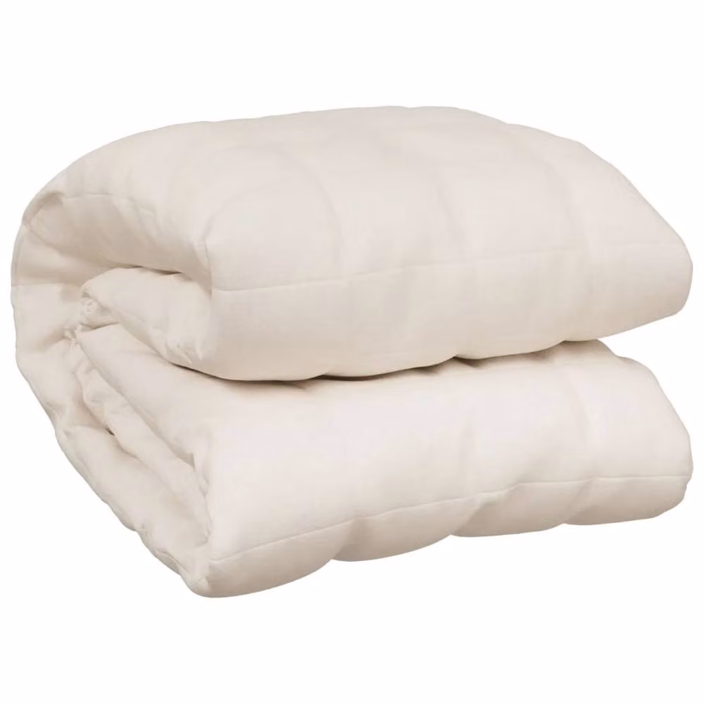 Berkfield Home Weighted Blanket in Beige, W: 152 cm x D: 203 cm, 11 kg – 2