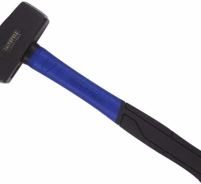Faithfull Club Hammer with Blue Fibreglass Shaft, 1.8kg