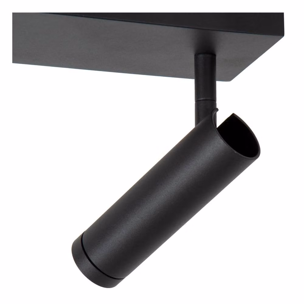 Lucide Netlighting Grado Black Adjustable Ceiling Spotlight with 2x GU10 LED Lamps – 5
