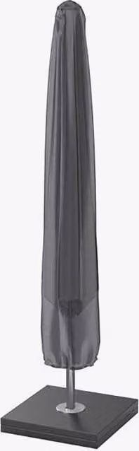 Ruma AeroCover Waterproof and Breathable Centre Pole Parasol Cover in Dark Grey, W: 40 cm, D: 40 cm, H: 215 cm