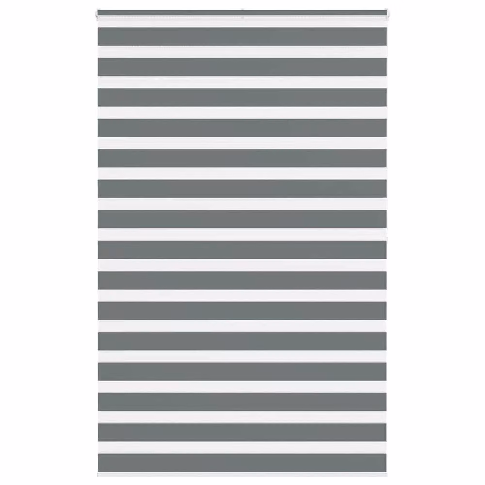 Berkfield Home Elegant Zebra Blind in Dark Grey, W: 150 cm, H: 200 cm – 2