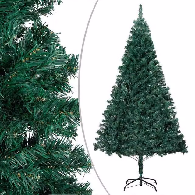 Berkfield Home Pre-lit Artificial Christmas Tree with Ball Set, Green, Height: 150 cm – 1