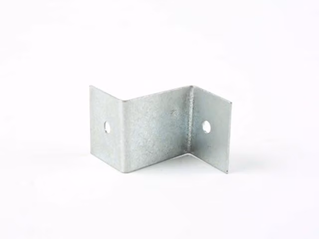 Unifix 328 Z Cranked Connecting Brackets, 28mm, Bright Zinc Plated, Silver (Box of 50)