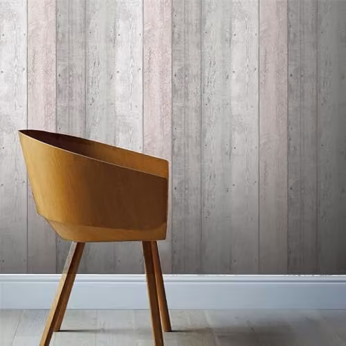 Arthouse Pink and Grey Painted Wood Effect Wallpaper 902809 – 2
