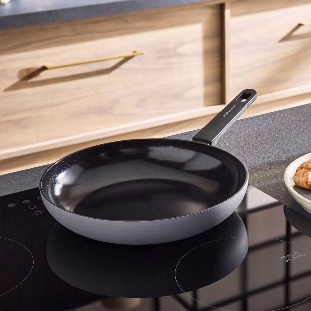 Morphy Richards Grey Aluminium Frying Pan with Ceramic Coating, 28cm – 7