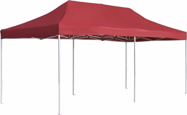 Berkfield Home Professional Folding Party Tent in Red, W/D/H: 6 x 3 x 3 m