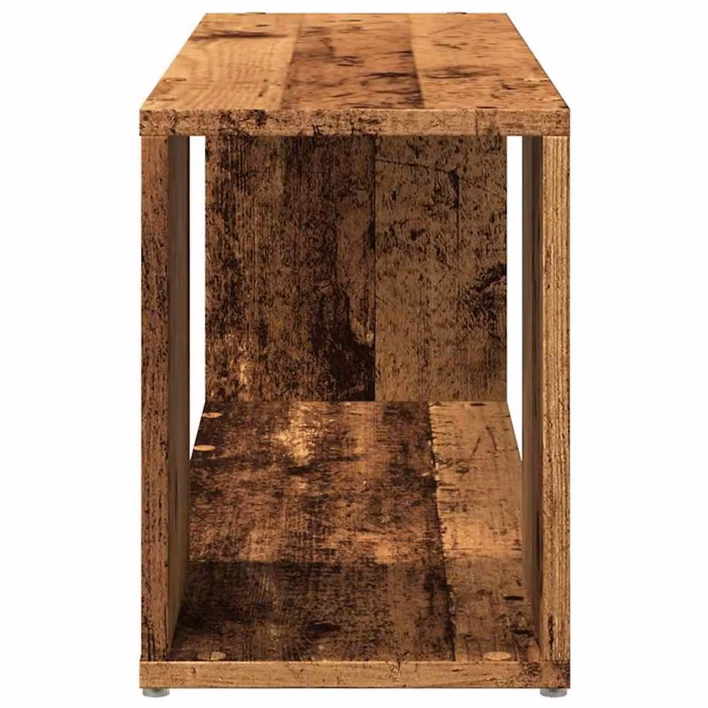 Berkfield Home TV Cabinet in Old Wood Brown, Engineered Wood, W/D/H: 80 x 24 x 32 cm – 5