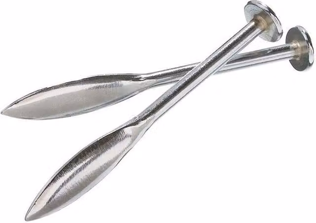 Footprint 620 Line Pin in Silver and Multicolour Steel