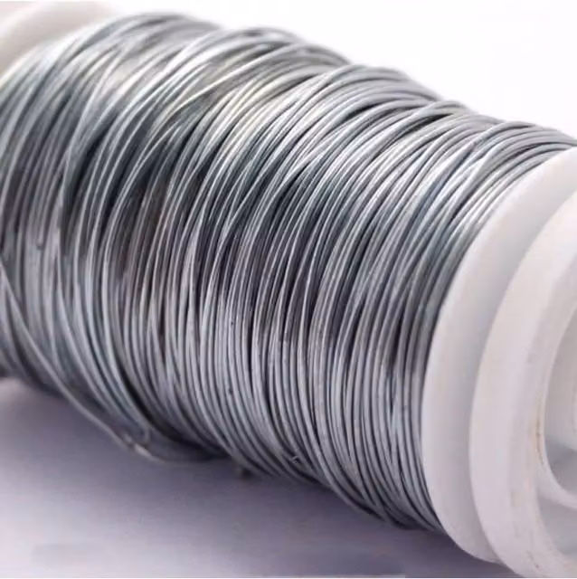 KDMD Rose Wire Silver Metal Reels, 10 Pack, 28g per Reel