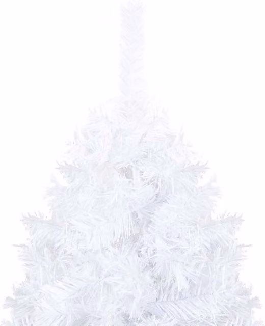 Berkfield Home Beautiful Artificial Pre-lit Christmas Tree with White and Gold Ball Set, H 150 cm x W 80 cm x D 80 cm