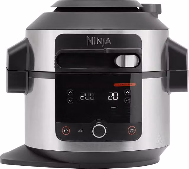 Ninja Foodi 11-in-1 SmartLid Multi-Cooker 6L OL550UK, Silver – 1