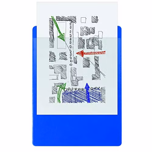 Exacompta Blue Clipboard with Pocket for A4, W: 23 cm, H: 32 cm – 2