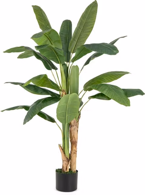 Costway 160 cm Tall Green Artificial Bird of Paradise Tree