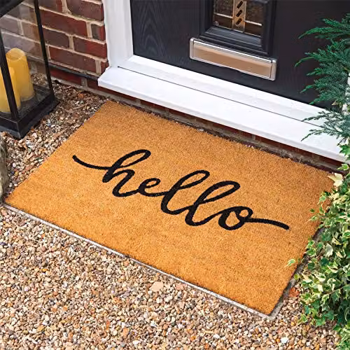 Nicola Spring Coir Door Mat, Brown and Multicolour, W/D: 90 x 60 cm – 2