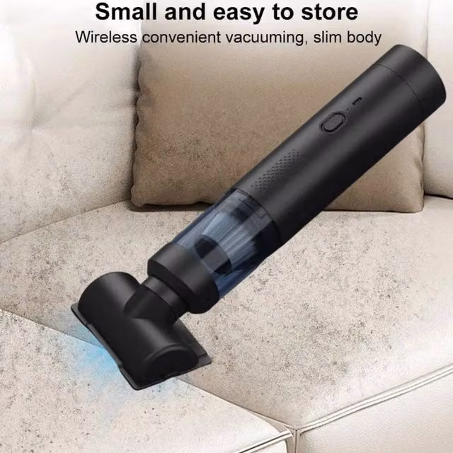 VOGREX Slim V8 Cordless Handheld Car Vacuum Cleaner with Blow Function, Black