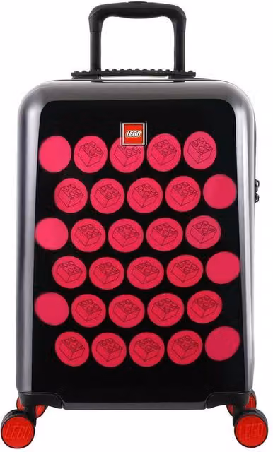 Lego ColourBox Brick Dots Suitcase in Black and Pink – 1