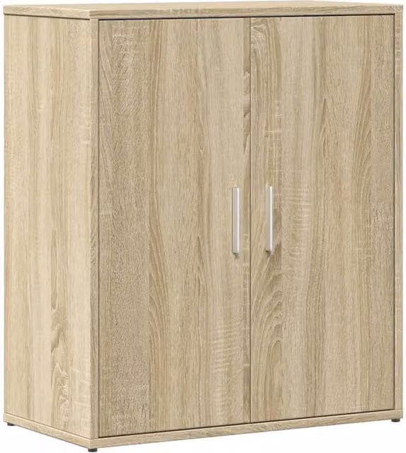 Berkfield Home Sonoma Oak Sideboard in Light Brown, W/D/H: 60 x 31 x 70 cm