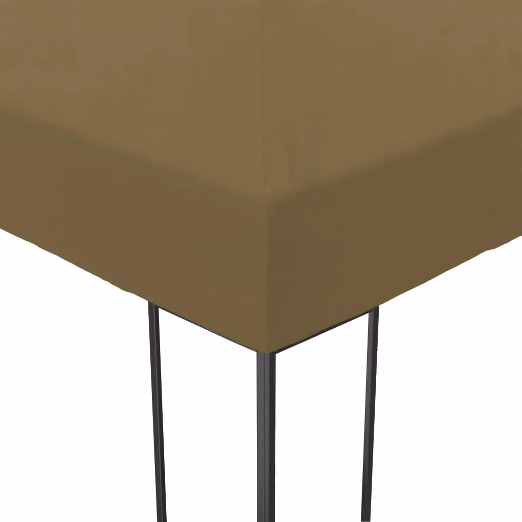Berkfield Home Garden Gazebo in Beige, W/D/H: 6 x 3 x 2.7 m – 3