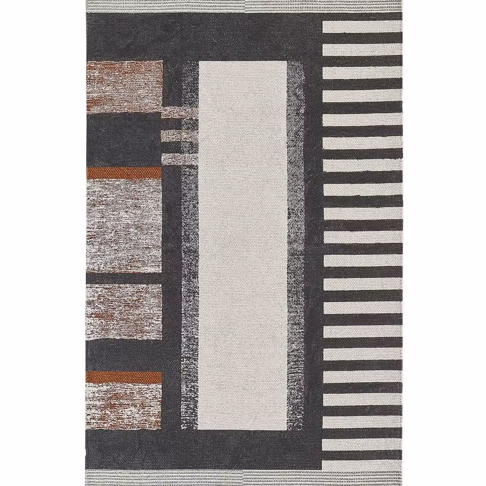 Wyld and Coco Multicolour Handwoven Cotton Rug, W: 80 cm, L: 150 cm – 2