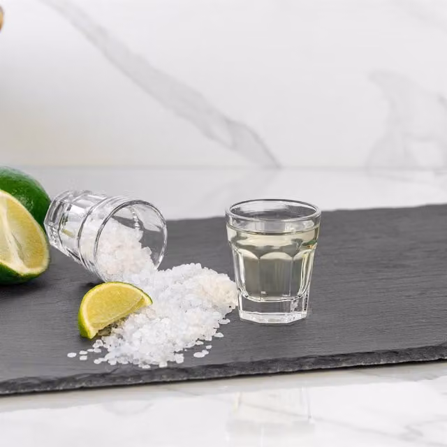 LAV Aras Shot Glasses, 45ml, Pack of 12, Transparent