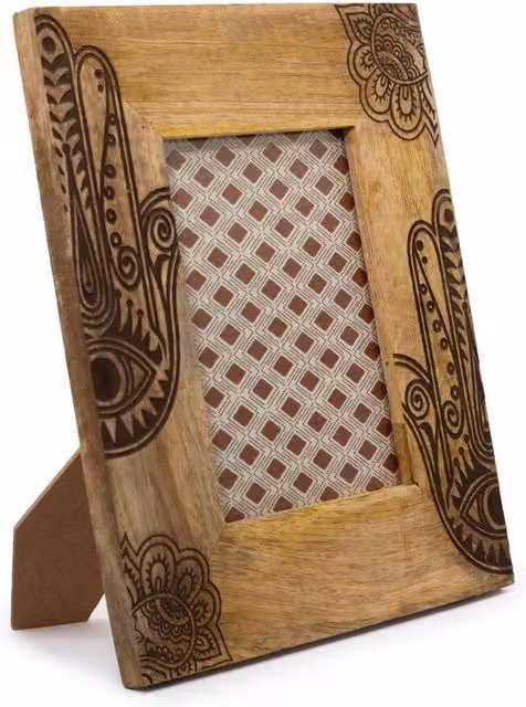KDMD Hansa Brown Wood Rectangular Single Picture Frame for 13x18 cm Photos – 1