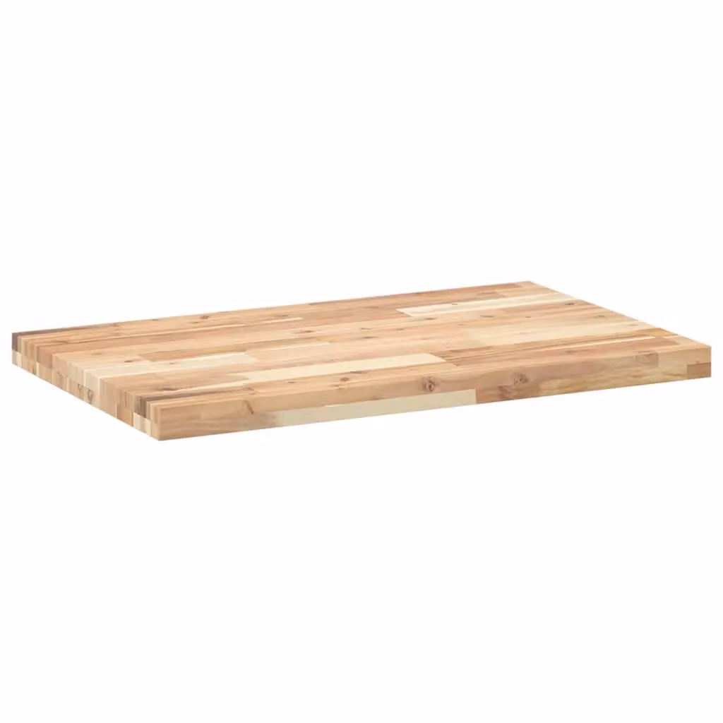 Berkfield Home Solid Wood Acacia Desk Top in Brown, W: 160 cm, D: 50 cm, H: 4 cm – 2