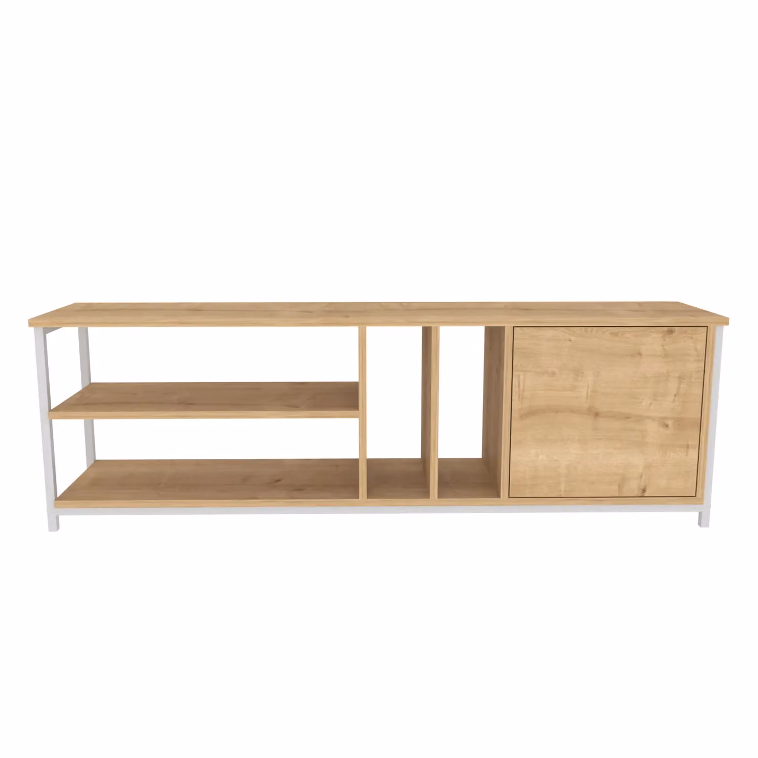 Decorotika Oneida TV Unit in Sand and White – 2