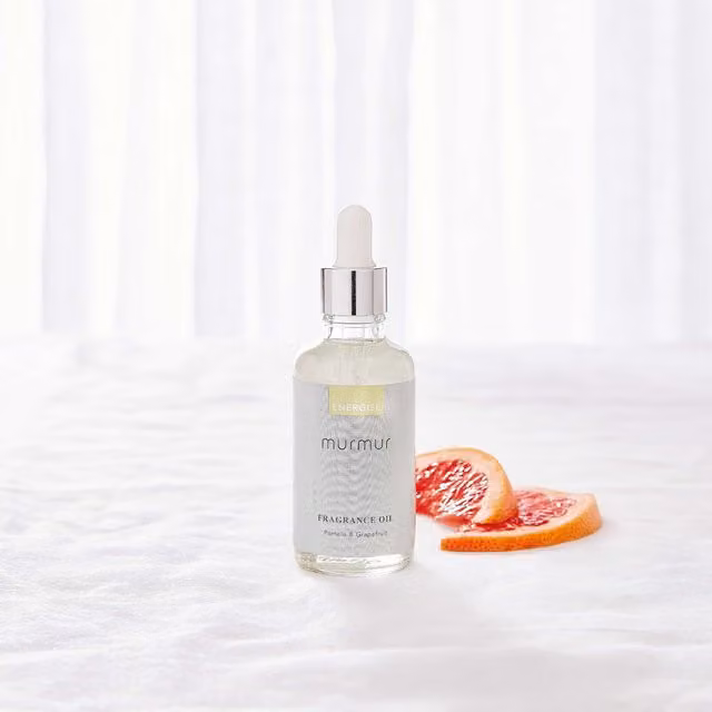 Murmur Spa Fragrance Oil in Silver, White and Transparent