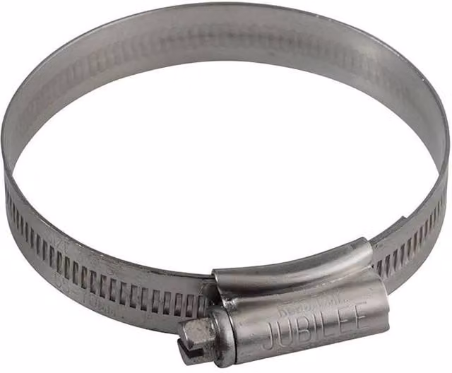 Jubilee Stainless Steel Hose Clip, Silver, 55-70mm – 1