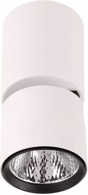 Netlighting Boniva Modern Surface Mounted LED Downlight, 3000K Warm White, White