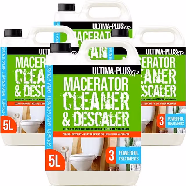 Ultima-Plus XP Toilet Macerator Cleaner and Descaler, 20 Litres