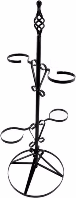 Garden Pride Black Metal Planter