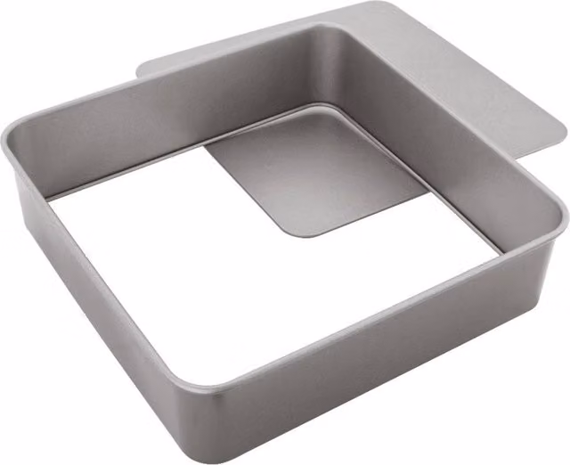 Judge Non-Stick Square Springform Cake Tin with Loose Base, Grey, 30 cm – 1