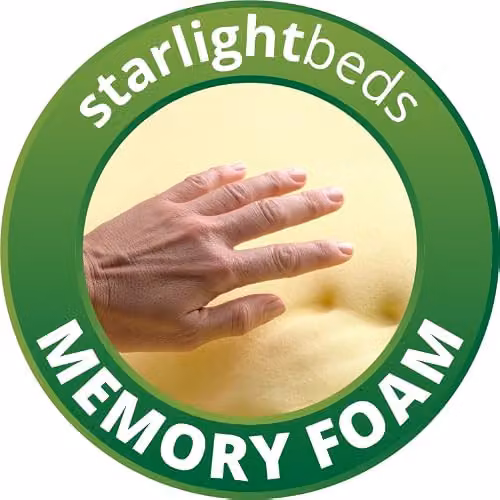 Starlight Beds Soft Hybrid Memory Foam Mattress, White, W: 140 cm, D: 200 cm, H: 20 cm – 2