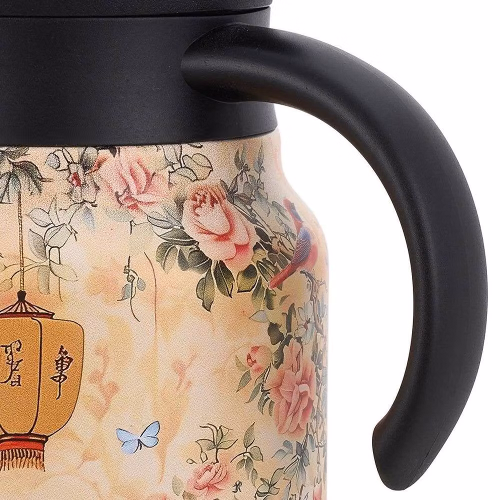 Spetlek Plum 1000ml Vacuum Teapot in Multicolour Floral Stainless Steel – 4