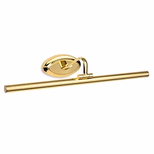Firstlight 2914BR LED Picture Light in Polished Brass Finish, Width: 56 cm
