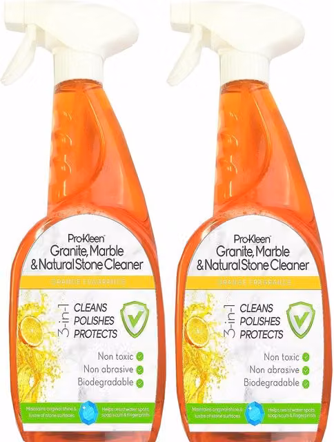 Pro-Kleen Granite, Marble and Natural Stone Cleaner Spray, Orange