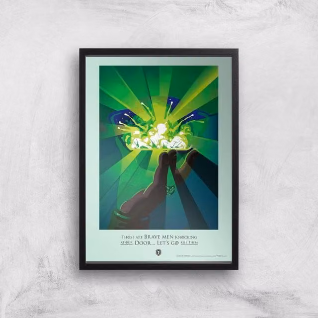 Game of Thrones Brave Men Multicolour Giclee Paper Art Print, A4