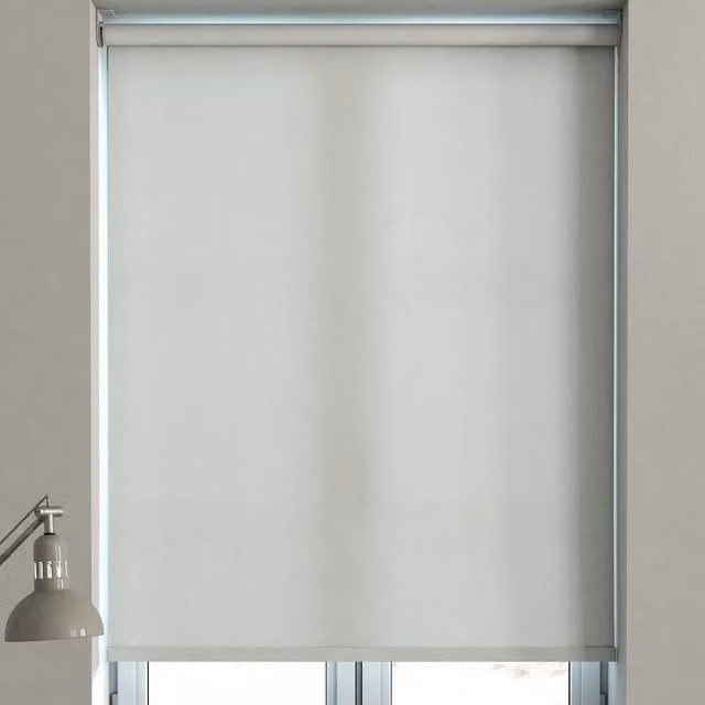 Terrys Riviera Whisper Made to Measure Semi-Transparent Roller Blind in White