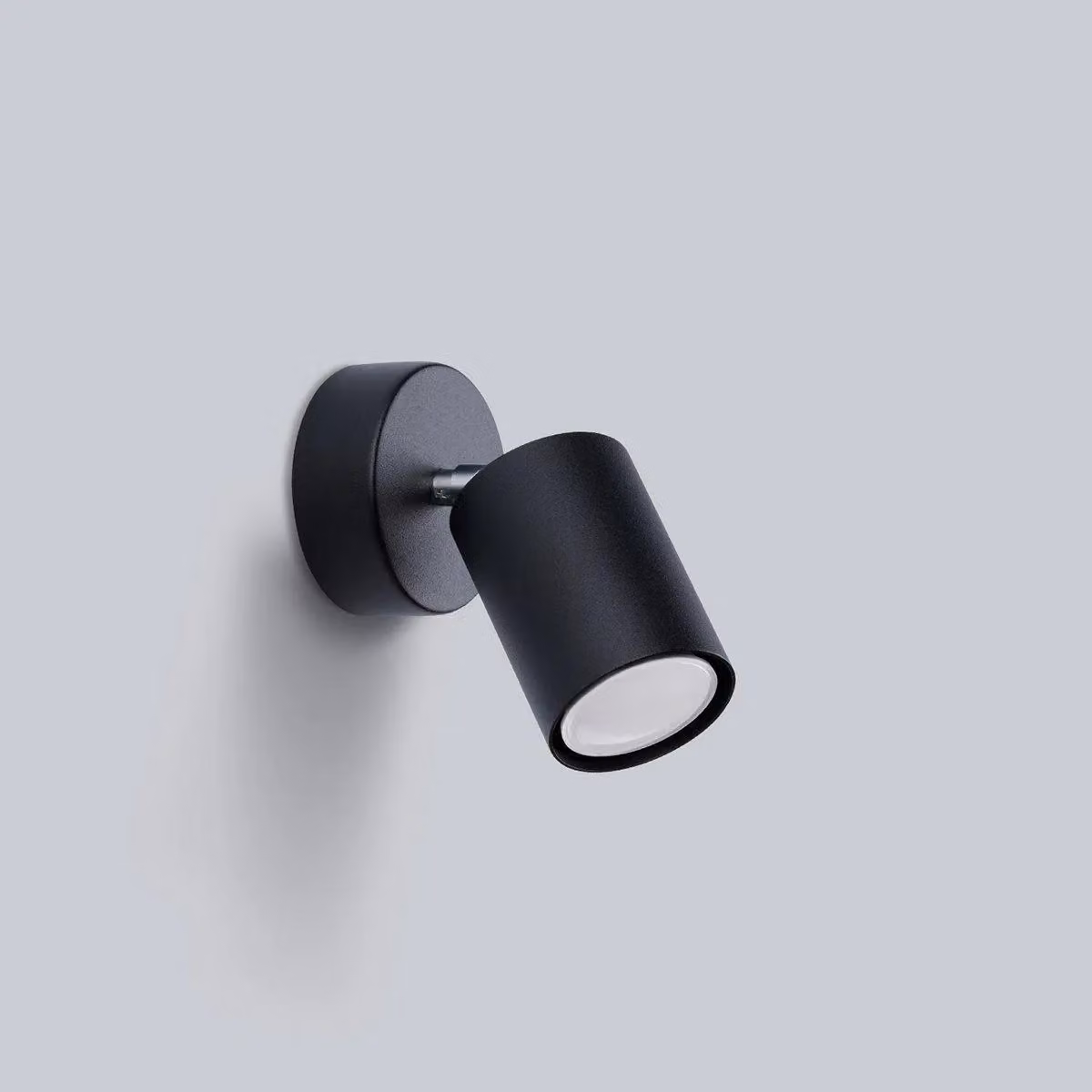 Sollux Lighting Minimalist Black Metal LED Wall Lamp W/D/H: 18.5 x 8 x 8 cm – 2