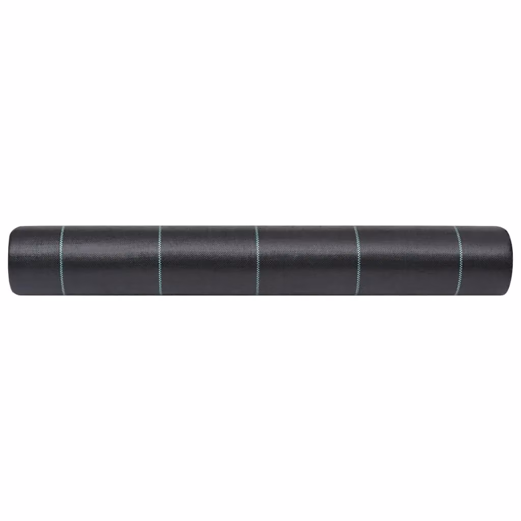Berkfield Home Black Mechanical Weed and Root Control Mat, W: 1 m, L: 25 m – 3