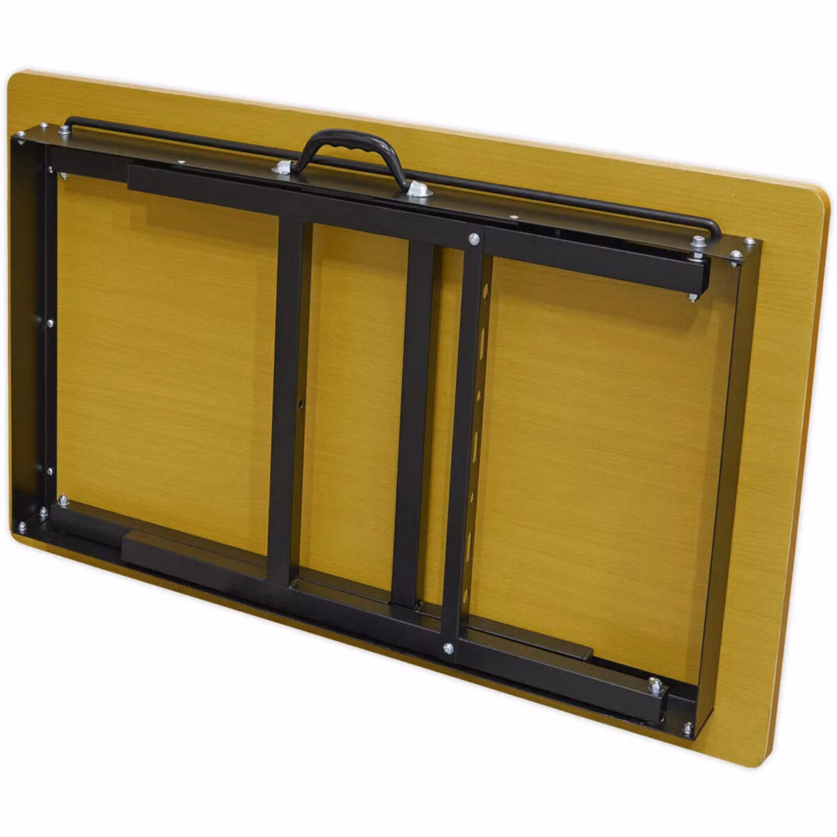Loops Multicolour Folding Portable Workbench with Steel and Wood Construction, W: 100 cm – 3