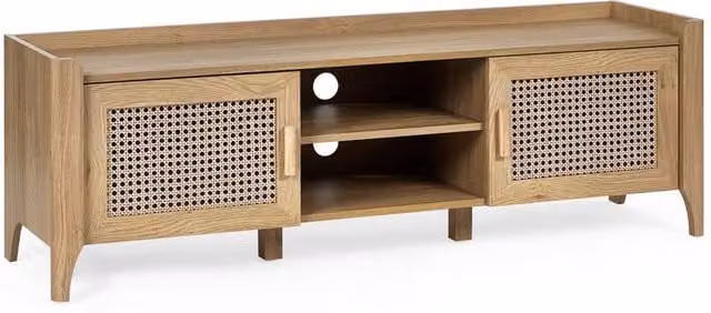 Cheshire Premium Melrose Media Unit in Light Oak – 1