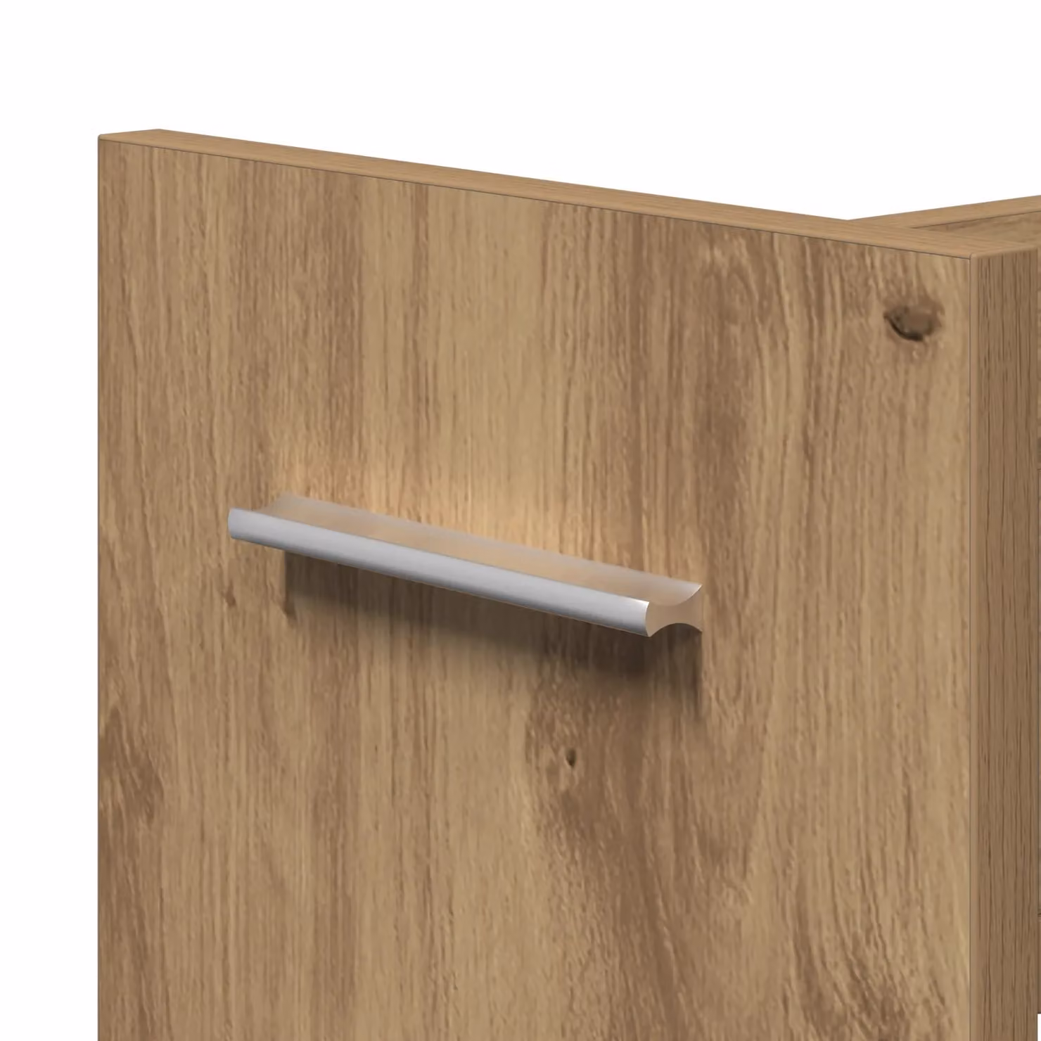 Berkfield Home Artisan Oak Rolling Cabinet in Brown, W/D/H: 60 x 22 x 79 cm – 4