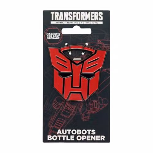 FaNaTtik Transformers Autobots Magnetic Metal Bottle Opener in Red and Multicolour, 7 x 7 x 7 cm – 2