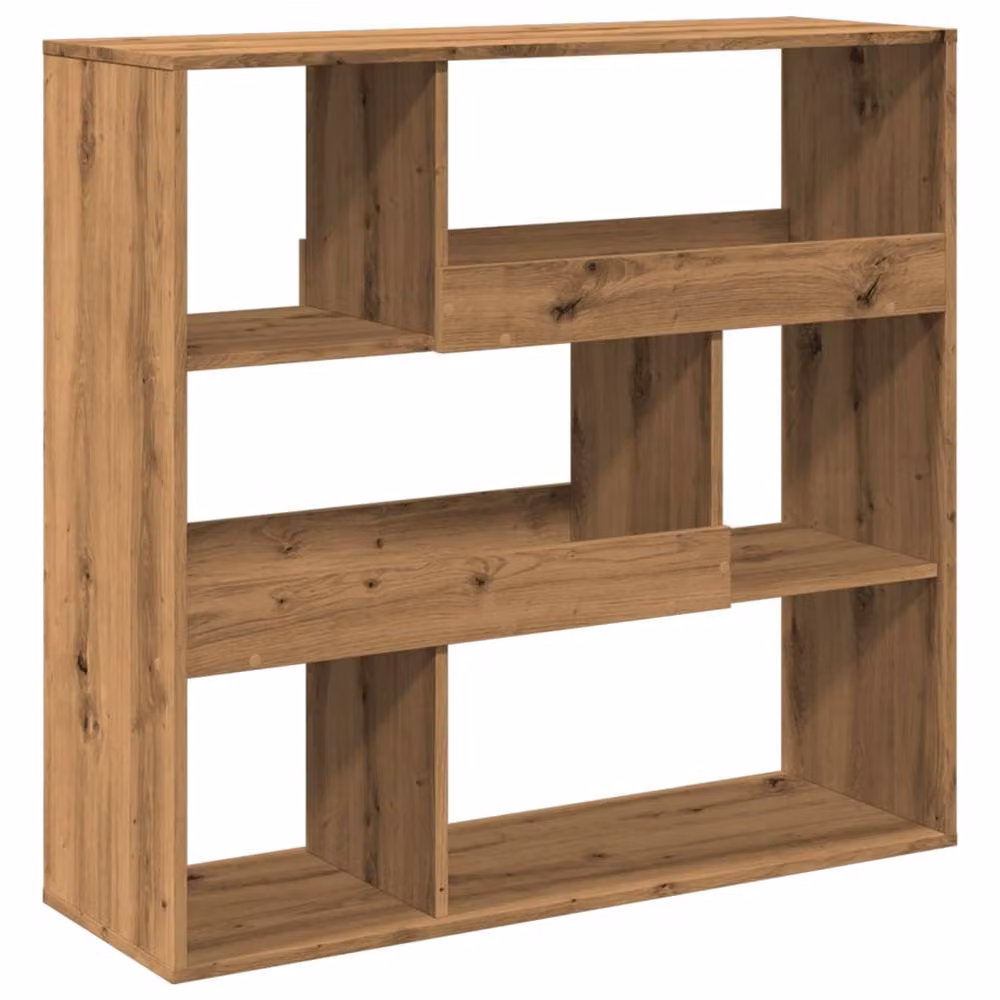 Berkfield Home Artisan Oak Room Divider in Brown, W/D/H: 100 x 33 x 94.5 cm – 2