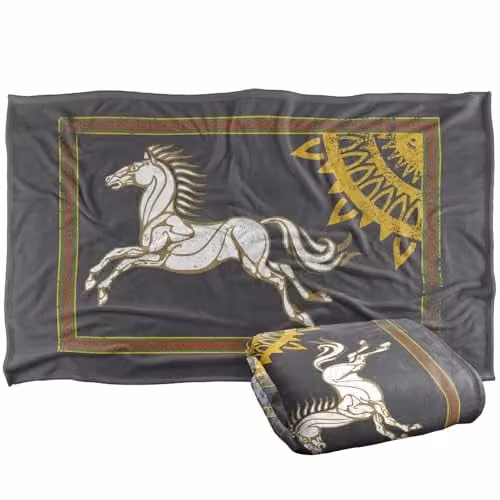 Warner Bros. Lord of the Rings Rohan Banner Silky Touch Super Soft Fleece Throw Blanket, Multicolour, W: 91.44 cm x L: 147 cm – 1