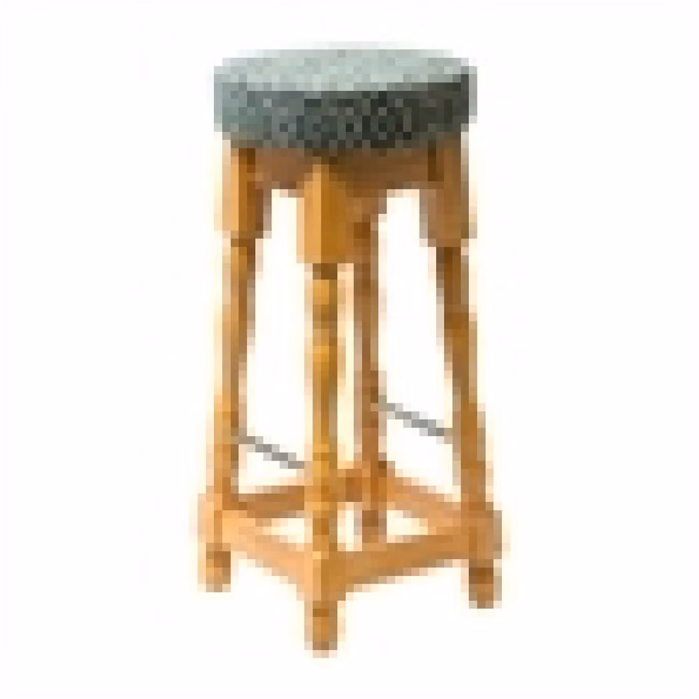 netfurniture Sofo Classic High Bar Stool with Padded Fabric Seat in Grey (Pack of 2) – 2